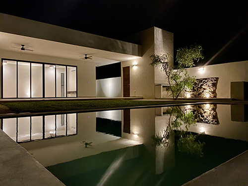 Interior casa dzidzil-ha