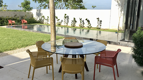 Interior casa dzidzil-ha